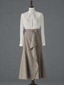 ラッフルマーメイドスカート