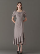 Mermaid lace-up one-piece