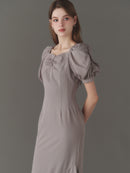 Mermaid lace-up one-piece