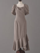 Mermaid lace-up one-piece