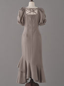 Mermaid lace-up one-piece