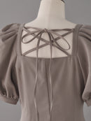 Mermaid lace-up one-piece