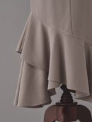 Mermaid lace-up one-piece