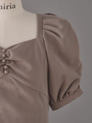 Mermaid lace-up one-piece