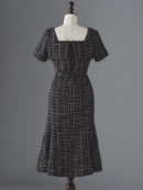 Camellia lady tweed one-piece