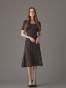 Camellia lady tweed one-piece