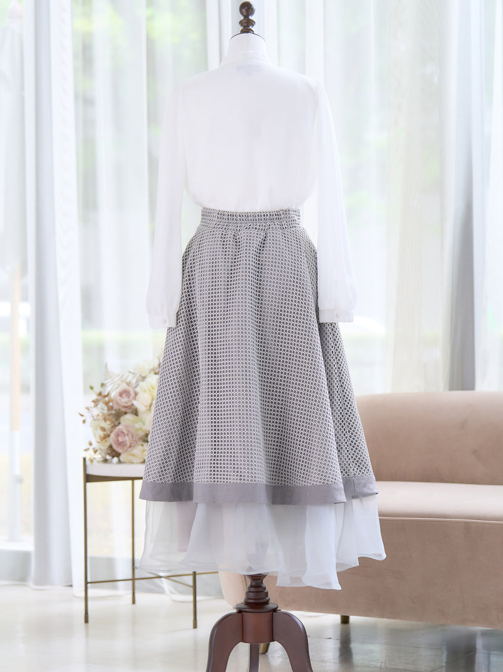Luxury organdy flare skirt | EmiriaWiz公式オンラインストア