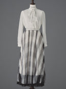 Tulle check skirt