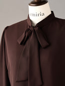 Bowtie ribbon blouse