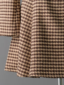 Houndstooth pattern skirt