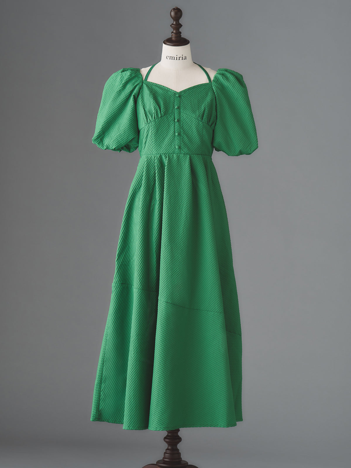 Corset floating jacquard one-piece | エミリアウィズ 公式オンライン