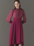 Attrait drape one-piece