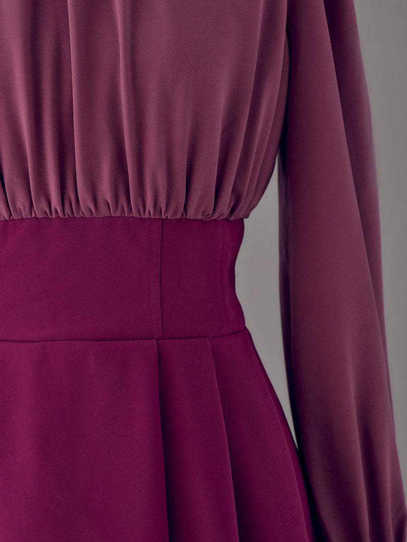 Attrait drape one-piece