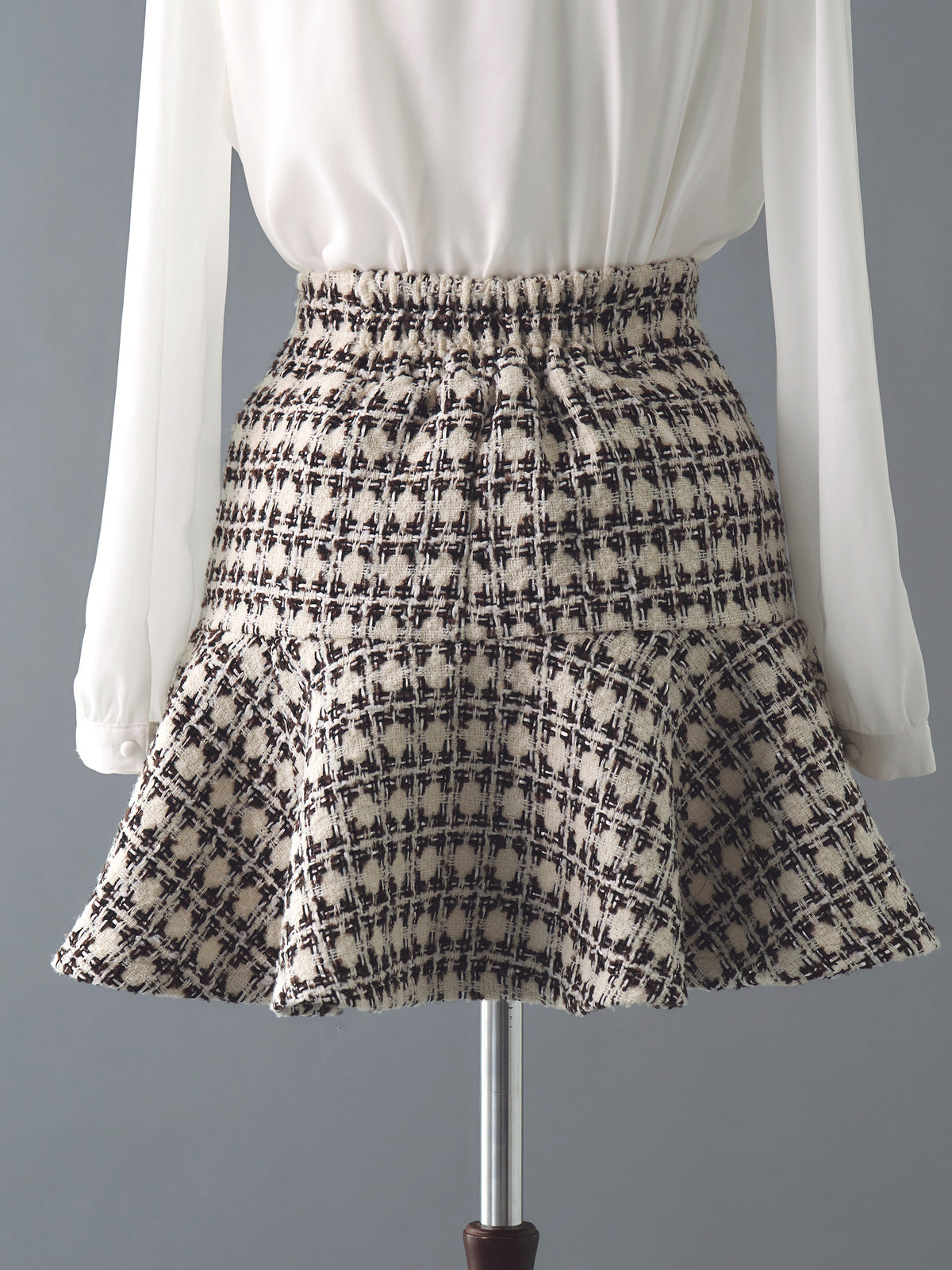 Tweed peplum flare skirt | EmiriaWiz公式オンラインストア