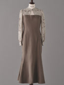 Vintage floral mermaid one-piece