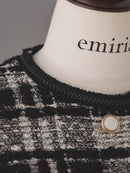 マリアケントツイードショートスリーブワンピース