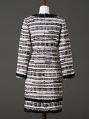 MALHIA KENT tweed long sleeve one-piece