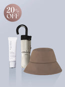 UV CUT SET - sun umbrella × hat -