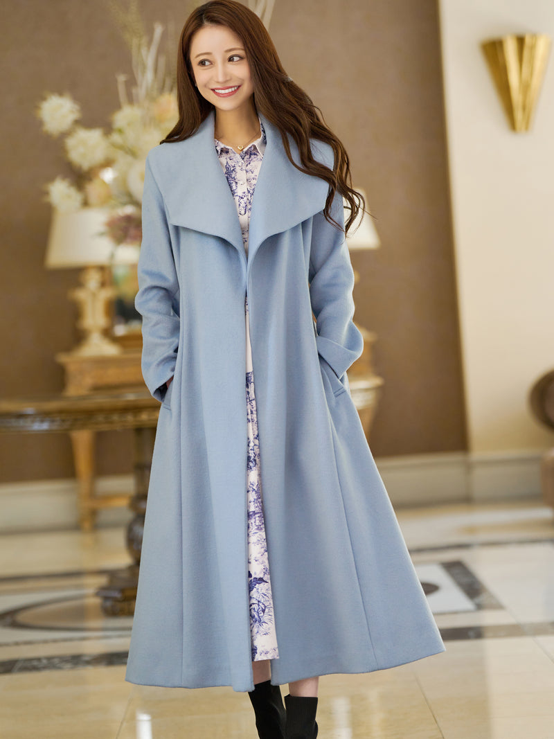 Classique big collar coat