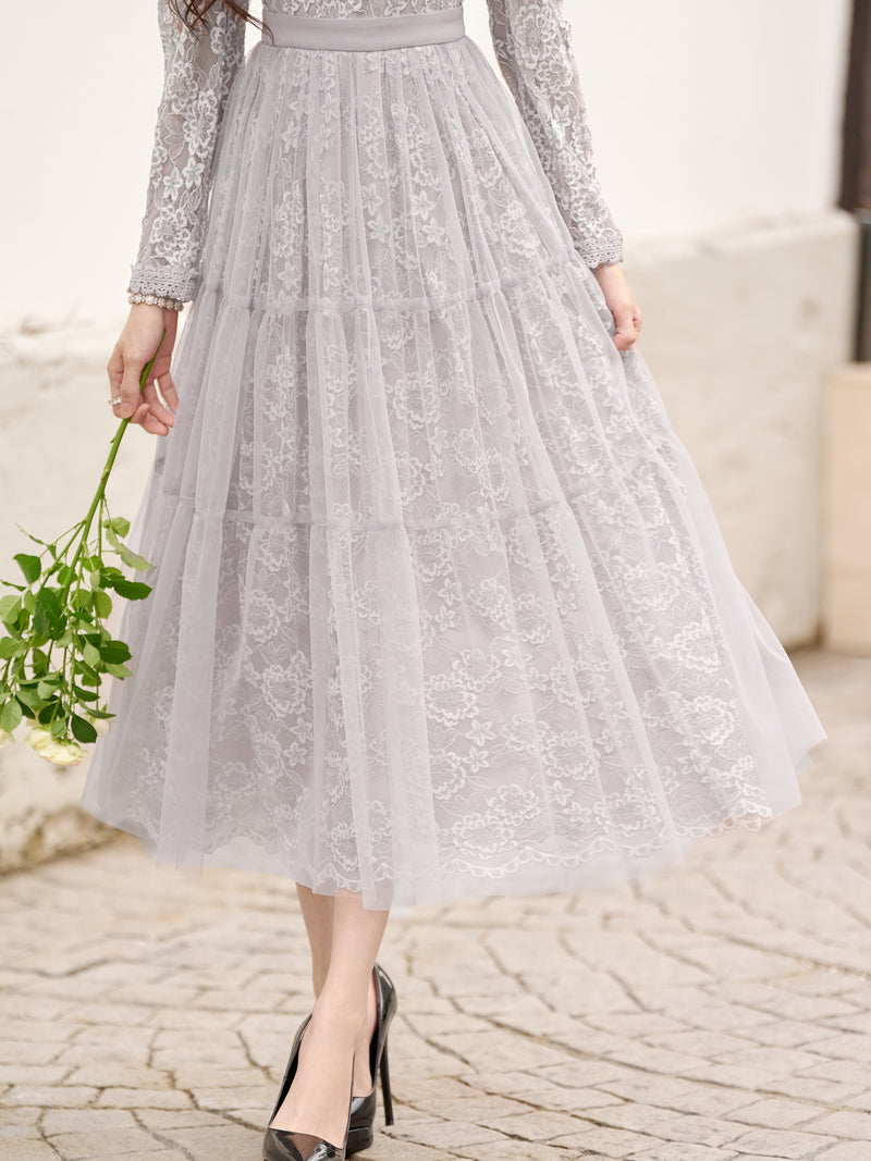 Floral garden lace one-piece | EmiriaWiz公式オンラインストア