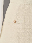 Elegant Tweed Mini Skirt