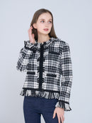 Fringe Tweed Jacket