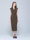 French Sleeve Tailored Dress