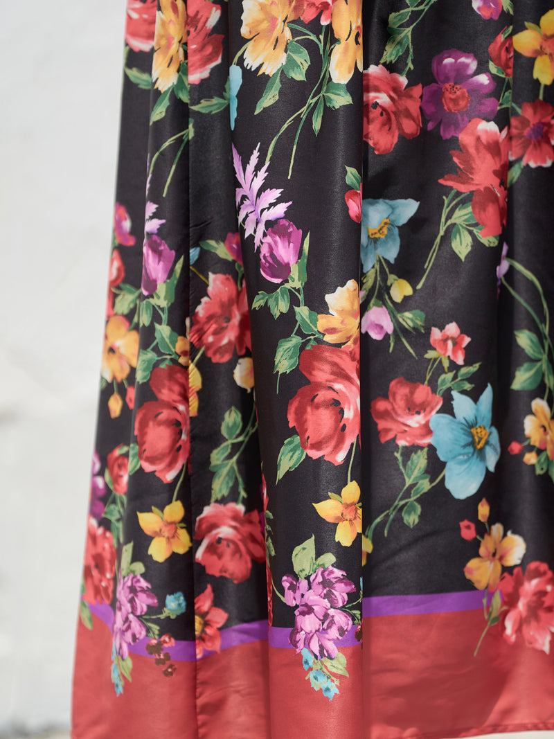 Bright floral bowtie one-piece | エミリアウィズ 公式オンラインストア