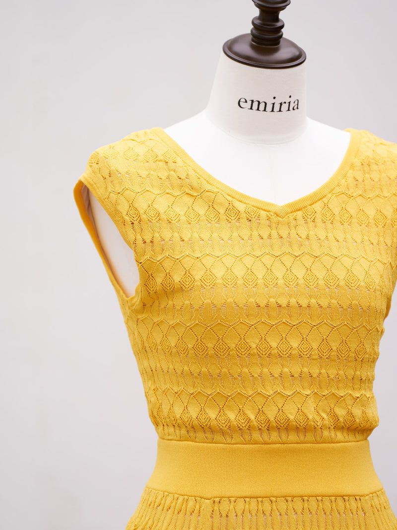 エミリアウィズCouleur primaire knit one-piece