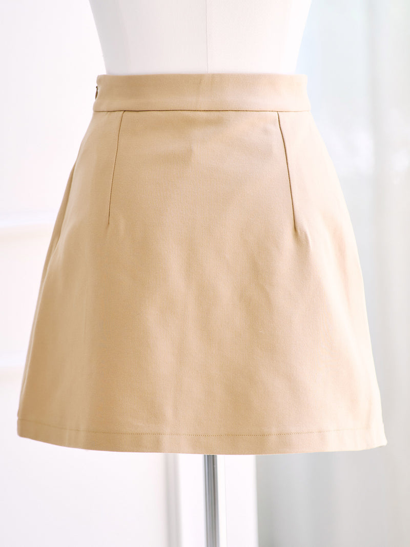Smooth wrap stretch skirt