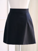 Smooth wrap stretch skirt