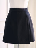 Smooth wrap stretch skirt