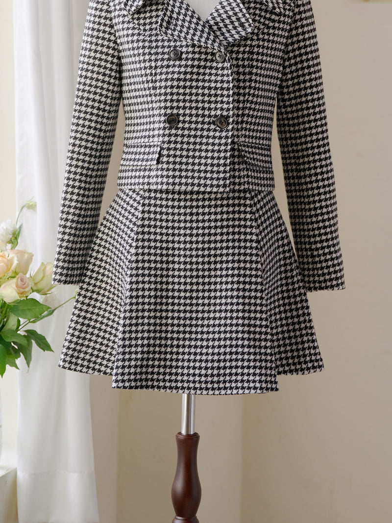 Houndstooth pattern skirt | EmiriaWiz公式オンラインストア