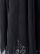 Double buckle volume tulle skirt