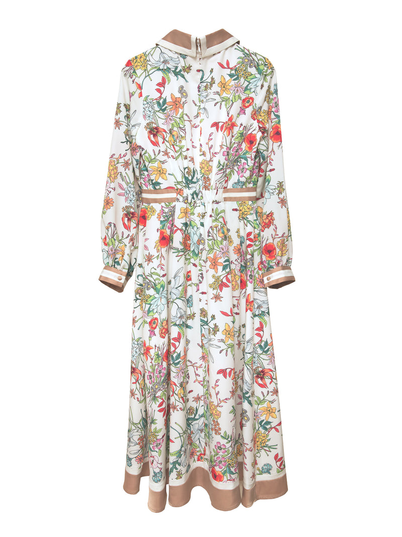 Floral motif shirt one-piece | エミリアウィズ 公式オンラインストア