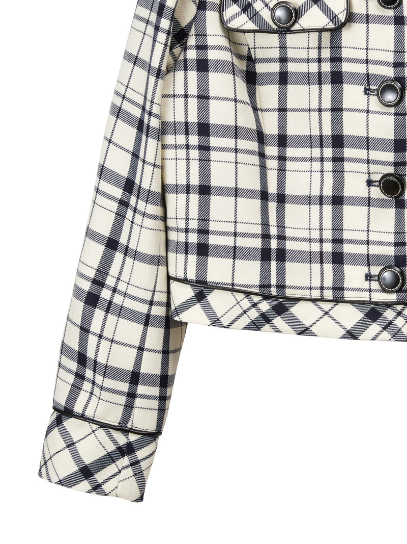 EmiriaWiz ノーカラーチェックジャケット＆スカート セットアップ 新品